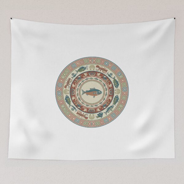 Item preview, Ancient Rome Seafood Mosaic designed and sold by xMErCUrY03x.