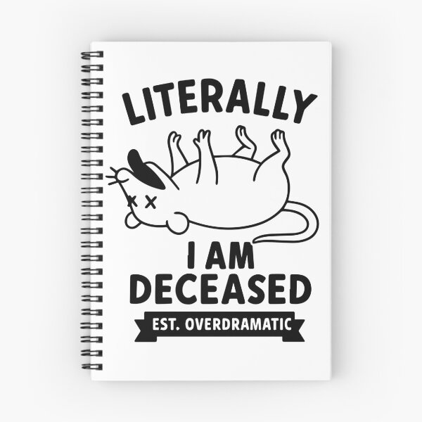 Item preview, Literally I Am Deceased – Funny Opossum Drama Queen designed and sold by gunaone-design.