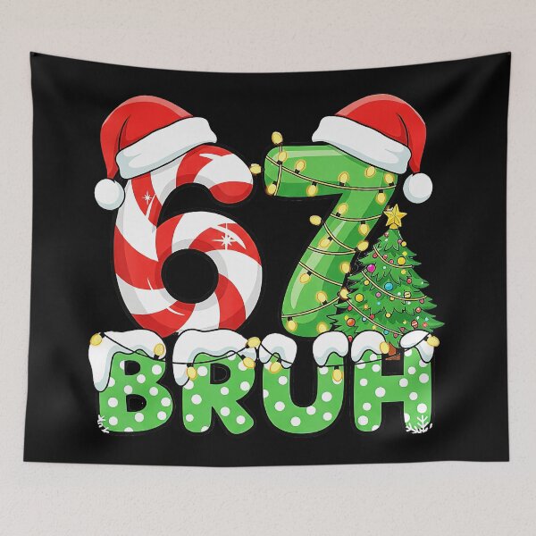 Artikelvorschau, Sechs Sieben 67 Lustiges Weihnachtsmann-Bruh-Weihnachts-Meme entworfen und verkauft von JEFDodsonArt.