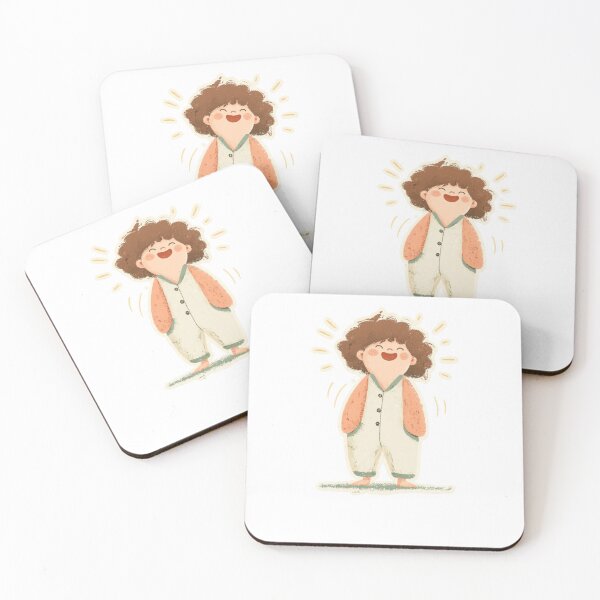 Item preview, Pure Joy Smile Sticker – Cute Happy Character with Playful Motion Effects designed and sold by Gurjeetpixelart.