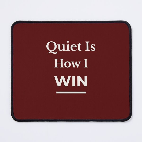 Item preview, Quiet Is How I Win – Introvert Strength Minimal Design Shirt designed and sold by AdamIntrovert.