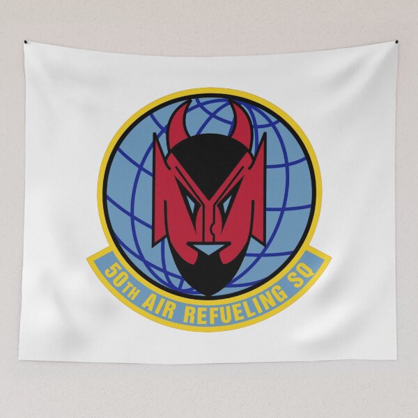 Item preview, 50th Air Refueling Squadron Patch - Devil Head designed and sold by CharlieDesings.