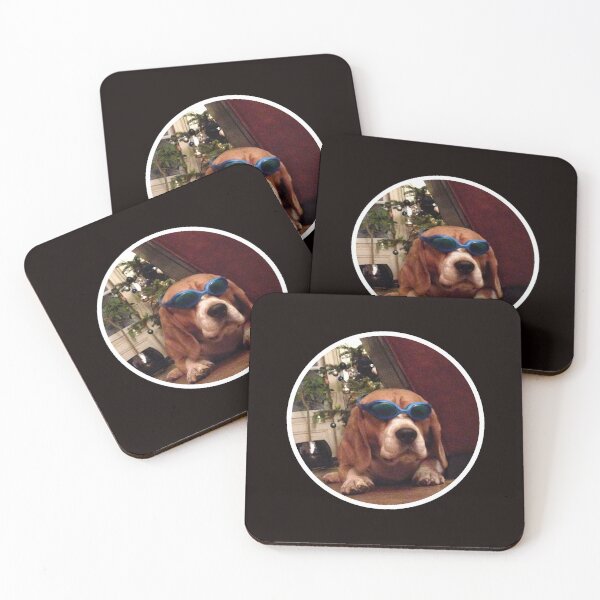 Item preview, Cool Beagle in Swimming Goggles at Christmas. Circle Edition. designed and sold by Eric Sintès.