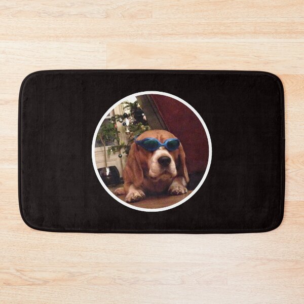 Item preview, Cool Beagle in Swimming Goggles at Christmas. Circle Edition. designed and sold by Eric Sintès.