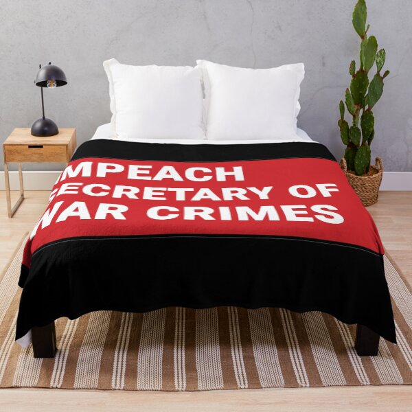 Item preview, Impeach Secretary of War Crimes designed and sold by Owcomm.