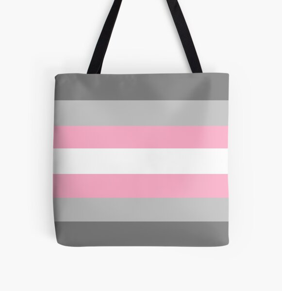 Demigirl Pride Flag All Over Print Tote Bag