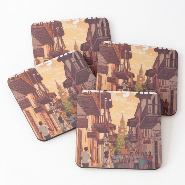 Item preview, Evening Walk in Cartagena Walled City designed and sold by JacksoonLester.