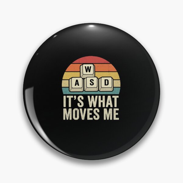 Item preview, WASD It's What Moves Me Gamer Computer Keys designed and sold by SofenArt.