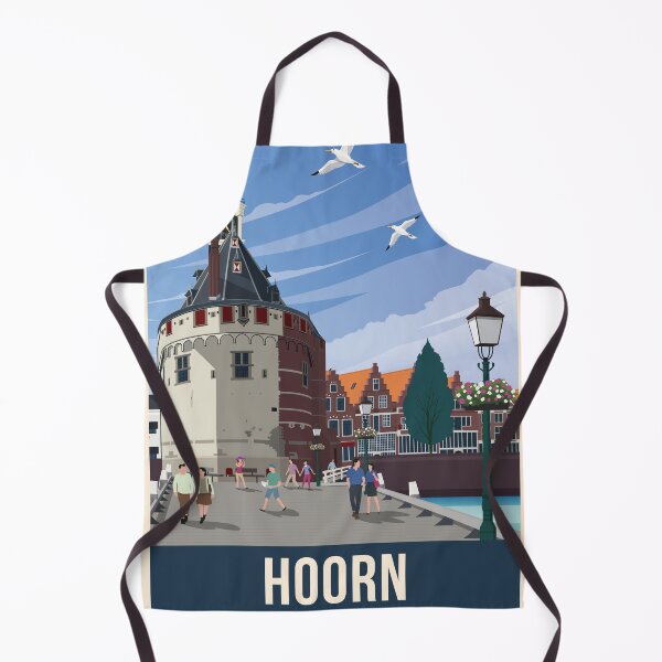 Item preview, Hoorn Art Deco Travel Poster designed and sold by Amsterdam Experiences.