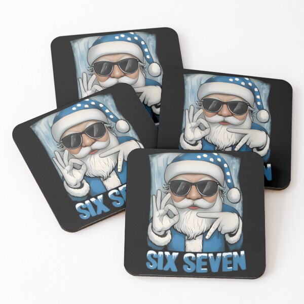 Item preview, Funny Six Seven Meme Christmas Cool Santa Saying 6 7 designed and sold by Thread&Fable.