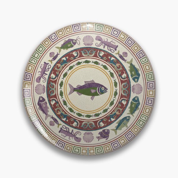 Item preview, Ancient Rome Seafood Mosaic 1 designed and sold by xMErCUrY03x.