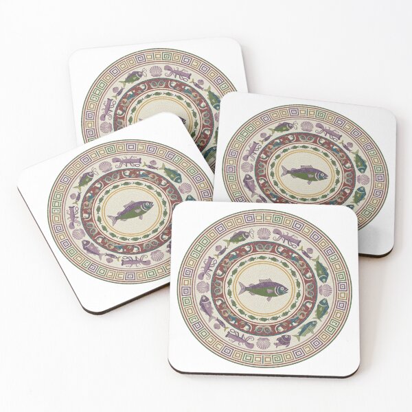 Item preview, Ancient Rome Seafood Mosaic 1 designed and sold by xMErCUrY03x.