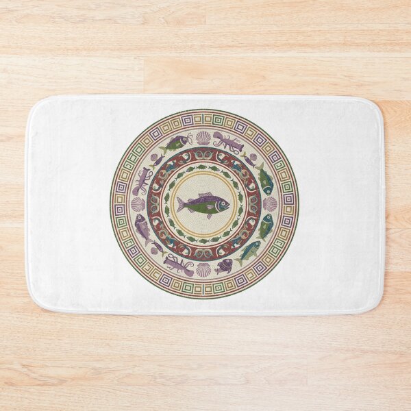 Item preview, Ancient Rome Seafood Mosaic 1 designed and sold by xMErCUrY03x.