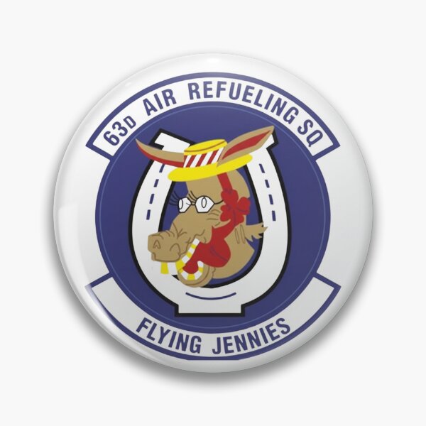 Item preview, 63d Air Refueling Squadron Flying Jennies Patch designed and sold by CharlieDesings.