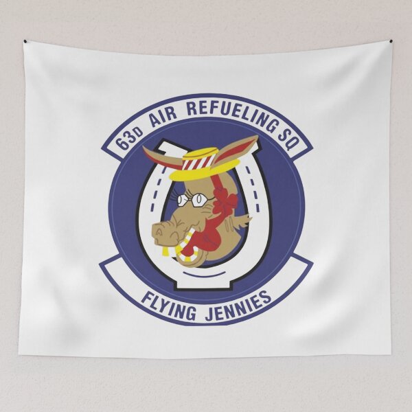 Item preview, 63d Air Refueling Squadron Flying Jennies Patch designed and sold by CharlieDesings.