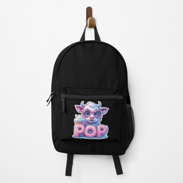 Item preview, Pop Gummy Cow – Cute Jelly Aesthetic Cow with Drink Illustration designed and sold by FluffinCool.