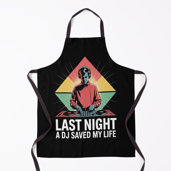 Item preview, Last Night A DJ Saved My Life Disc Jockey Beat designed and sold by NicolaMail.