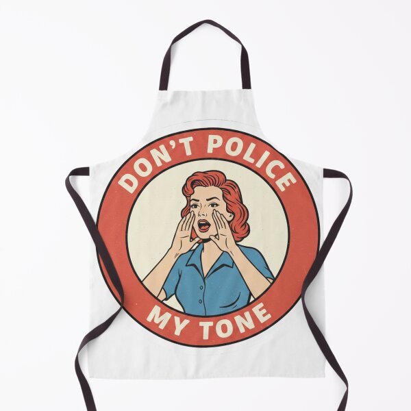 Item preview, Don't Police My Tone Retro Pop Art Woman Shouting designed and sold by Owcomm.