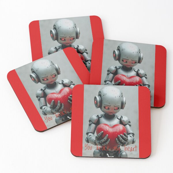 Item preview, A robot with a broken heart designed and sold by Samardesigns.
