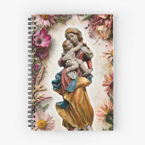 Item preview, Holy Virgin Mary with Child and Flowers designed and sold by Robert Biedermann.