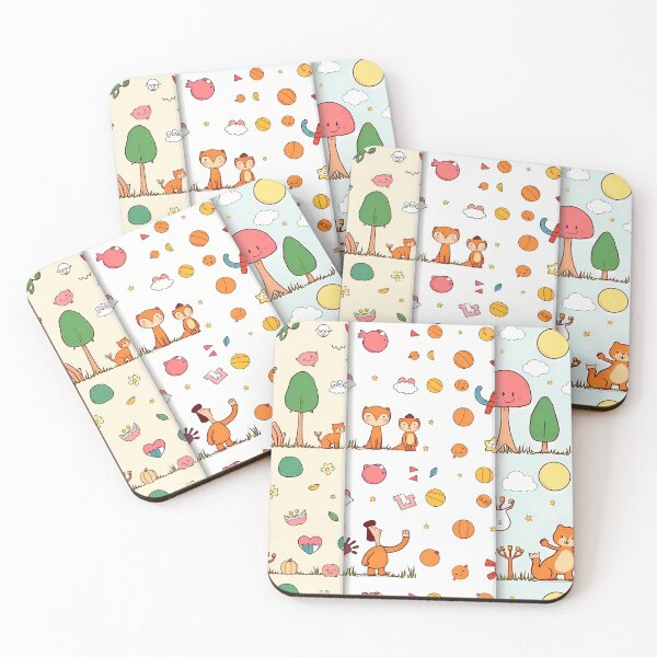 Item preview, J Charming Illustrations Adorable Animals Endless Fun Art designed and sold by ART ATTACK ZONE.