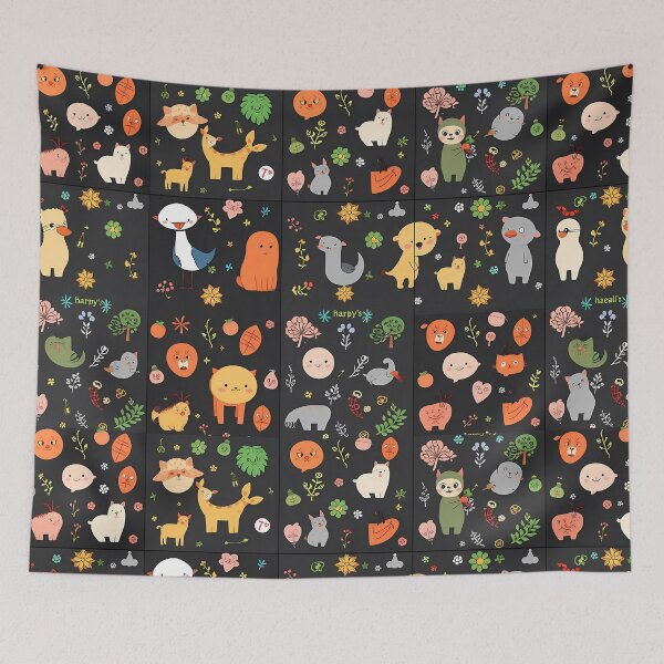 Item preview, P Charming Illustrations Adorable Animals Endless Fun Art designed and sold by ART ATTACK ZONE.