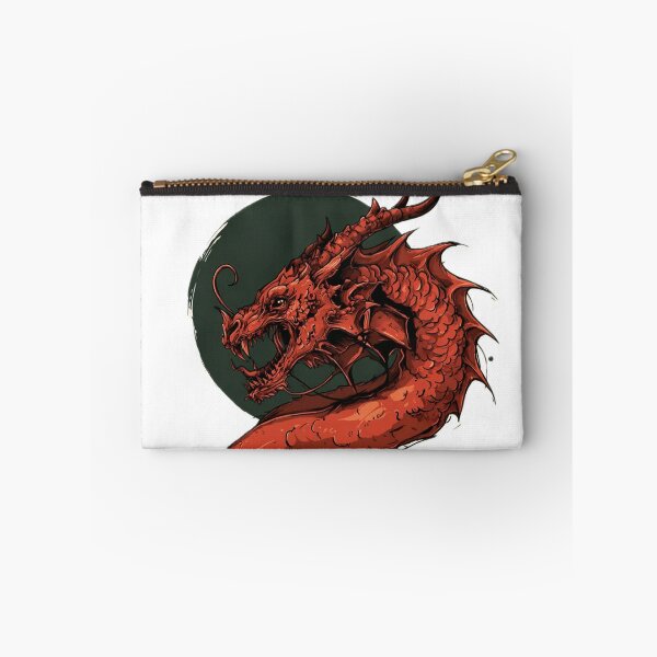 Item preview, Crimson Serpent Dragon - full color tattoo style  designed and sold by PigmalionArt.