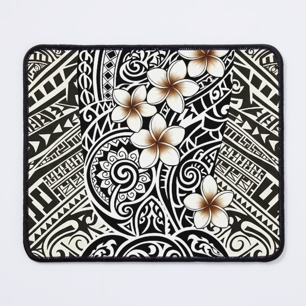 Item preview, Polynesian Tribal Sea Turtle with Plumeria Flowers designed and sold by TheOneOff.
