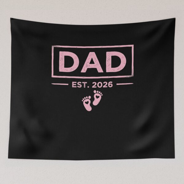 Item preview, Dad Est. 2026 Expecting Father Baby Announcement designed and sold by SofenArt.