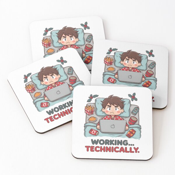 Item preview, WFH Holiday Edition – Working… Technically Funny Christmas Design designed and sold by gavinroyal.