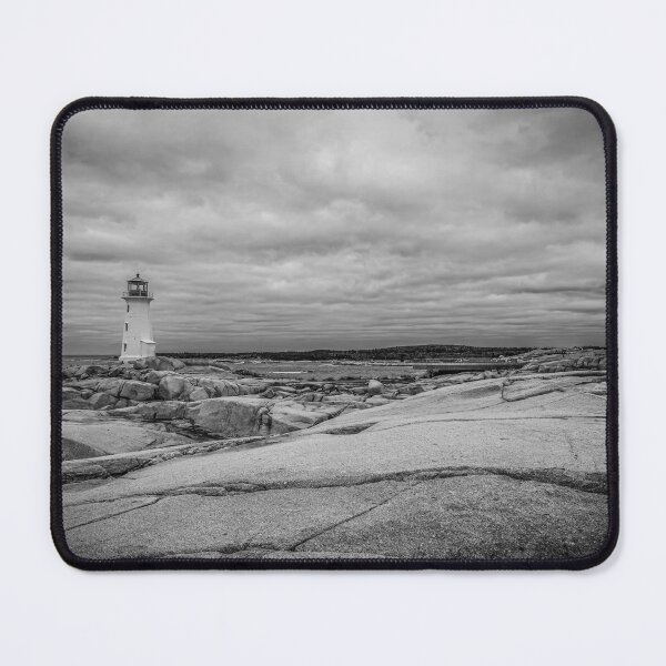 Item preview, Peggy's Cove Lighthouse, Nova Scotia 3 BW designed and sold by jrtwynam.