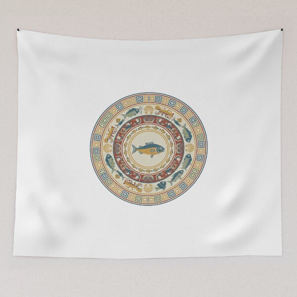 Item preview, Ancient Rome Seafood Mosaic 2 designed and sold by xMErCUrY03x.