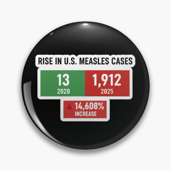 Item preview, Rise in U.S. Measles Cases MAHA designed and sold by Owcomm.