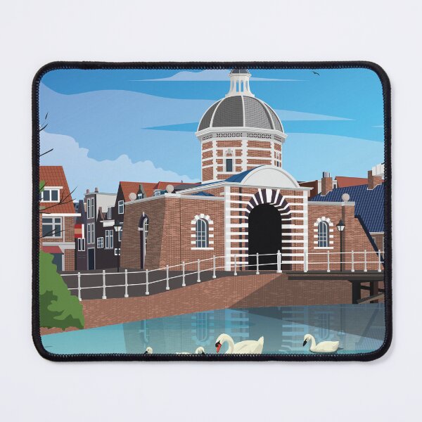 Item preview, Leiden Art Deco Travel Poster designed and sold by Amsterdam Experiences.