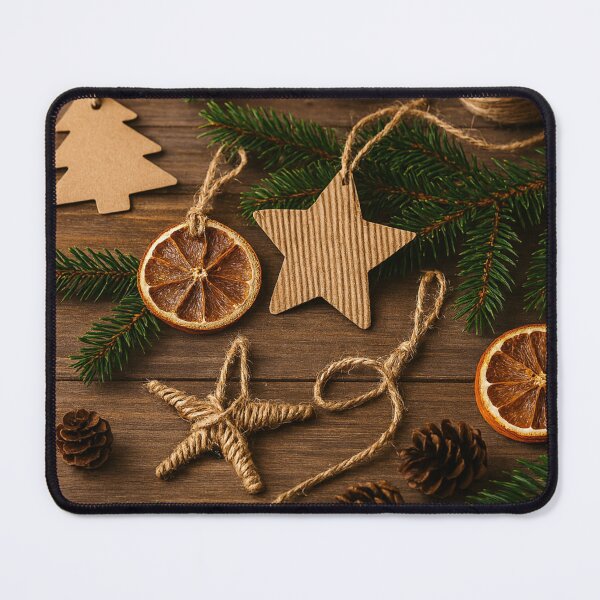 Item preview, Rustic Christmas Decoration Natural Wood Dried Oranges Jute designed and sold by Lyvion design.