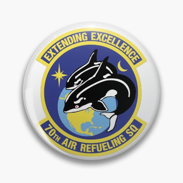 Item preview, 70th Air Refueling Squadron Killer Whales Patch designed and sold by CharlieDesings.