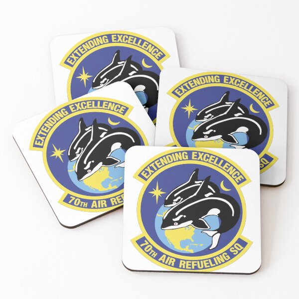 Item preview, 70th Air Refueling Squadron Killer Whales Patch designed and sold by CharlieDesings.