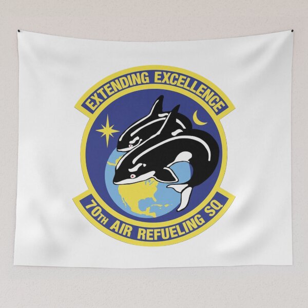 Item preview, 70th Air Refueling Squadron Killer Whales Patch designed and sold by CharlieDesings.
