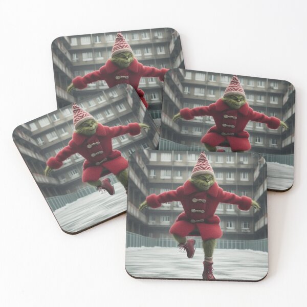 Item preview, "Red Square Grinchmas: Sleighin' Through the Bloc" designed and sold by Print Fiction.