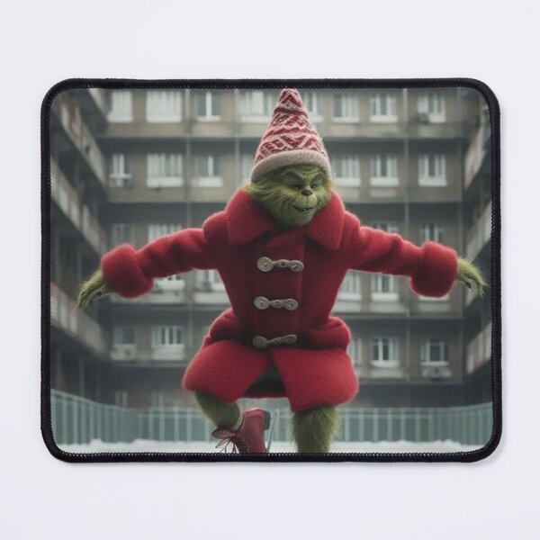 Item preview, "Red Square Grinchmas: Sleighin' Through the Bloc" designed and sold by Print Fiction.