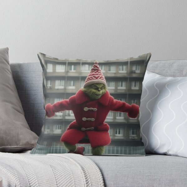 Item preview, "Red Square Grinchmas: Sleighin' Through the Bloc" designed and sold by Print Fiction.