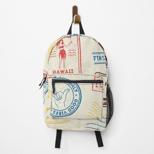 Item preview, Vintage Hawaii Postmark Stamps Pattern designed and sold by TheOneOff.