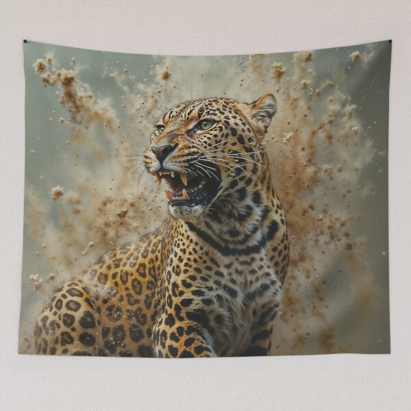 Item preview, Leopard Roaring  designed and sold by DavidePoggio.