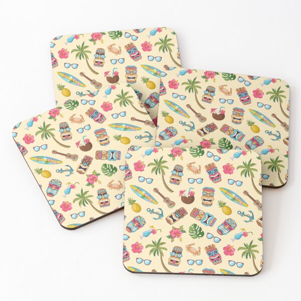 Item preview, Tiki God Hawaiian Tropical Summer Pattern designed and sold by TheOneOff.