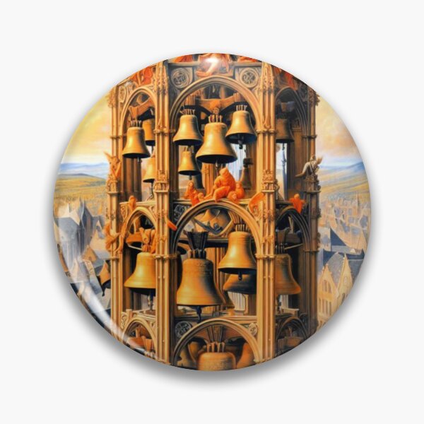 Item preview, Variance Bell Tower – Surreal Cathedral of Procedural Resonance designed and sold by daweave77.