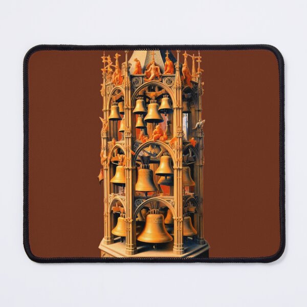 Item preview, Variance Bell Tower – Surreal Cathedral of Procedural Resonance designed and sold by daweave77.
