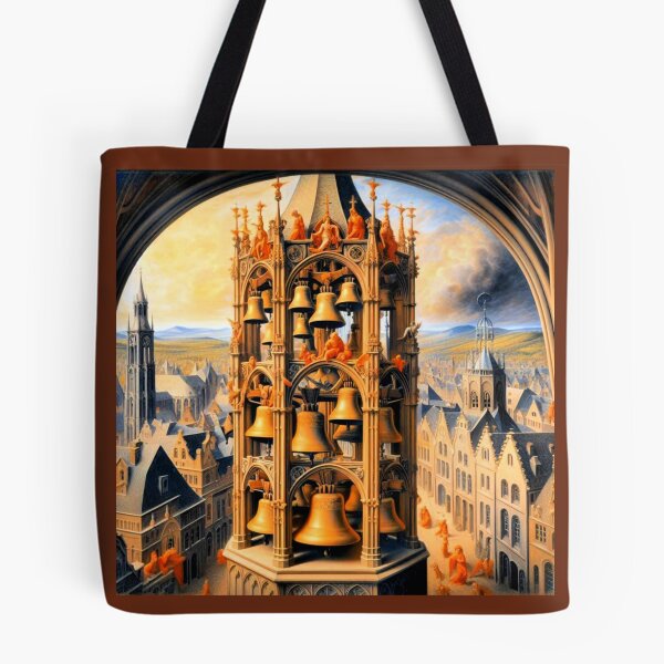 Item preview, Variance Bell Tower – Surreal Cathedral of Procedural Resonance designed and sold by daweave77.