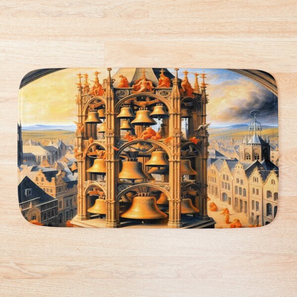 Item preview, Variance Bell Tower – Surreal Cathedral of Procedural Resonance designed and sold by daweave77.