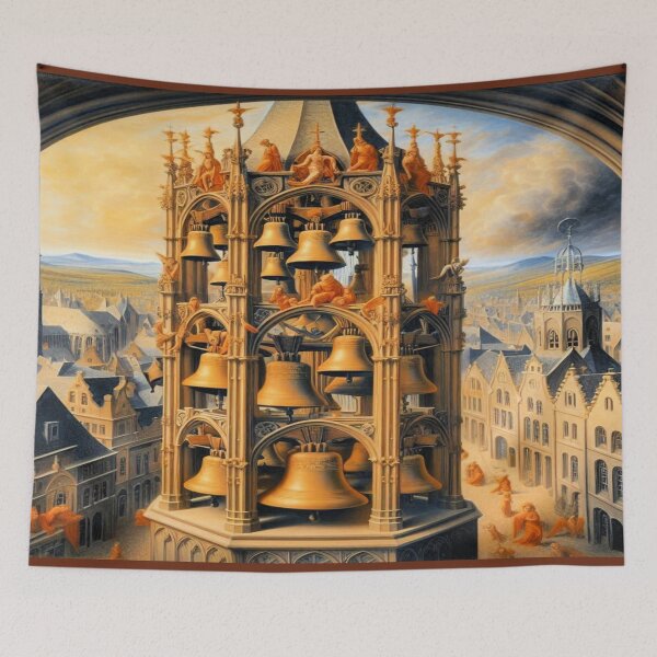 Item preview, Variance Bell Tower – Surreal Cathedral of Procedural Resonance designed and sold by daweave77.