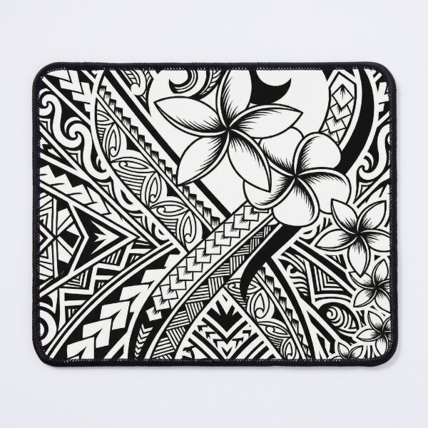 Item preview, Black and White Hawaiian Tribal Tattoo Art designed and sold by TheOneOff.
